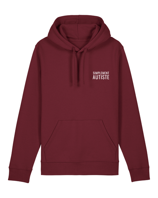 Sweat capuche Drummer 2.0 Rouge vin