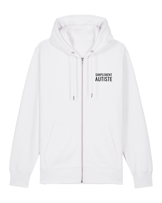 Sweat capuche zippé Cultivator 2.0 Blanc