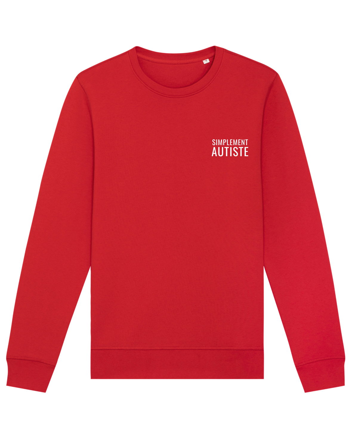 Sweat col rond Roller Rouge