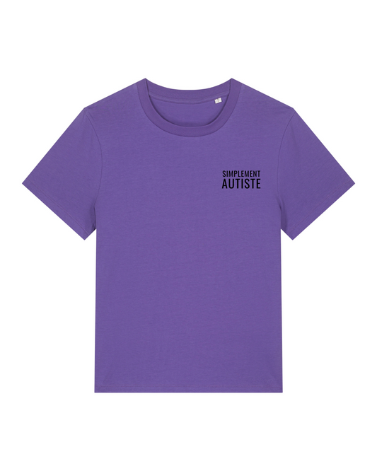 T-shirt femme col rond Stella Muser Violet