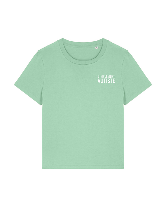 T-shirt femme col rond Stella Muser Vert jade