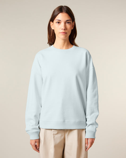 Sweat col rond oversize Radder 2.0 Bleu glace