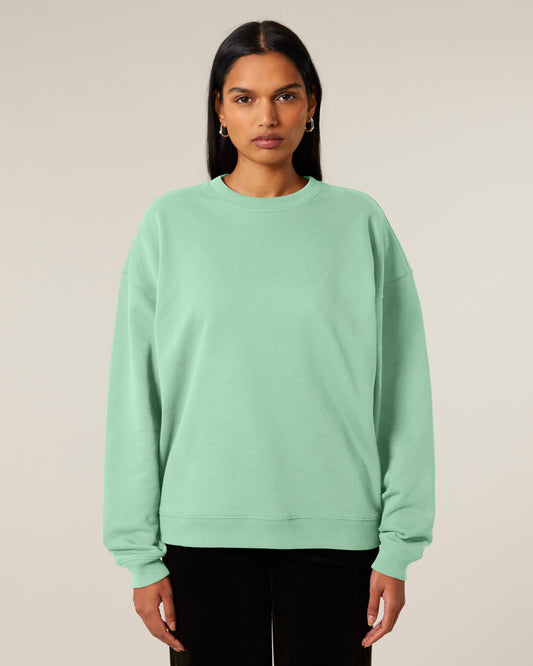 Sweat col rond oversize Radder 2.0 Vert jade