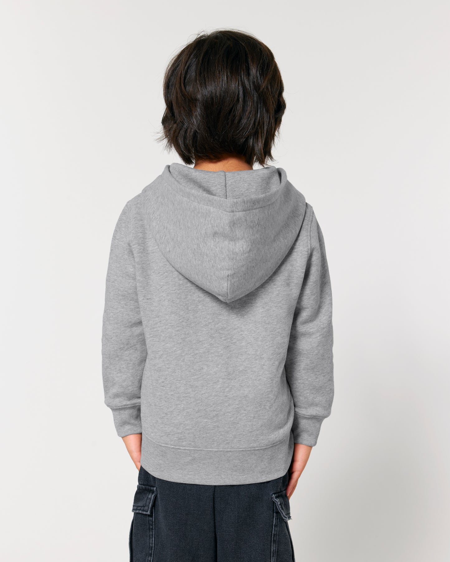 Sweat capuche zippé Mini Cultivator 2.0 Gris chiné moyen