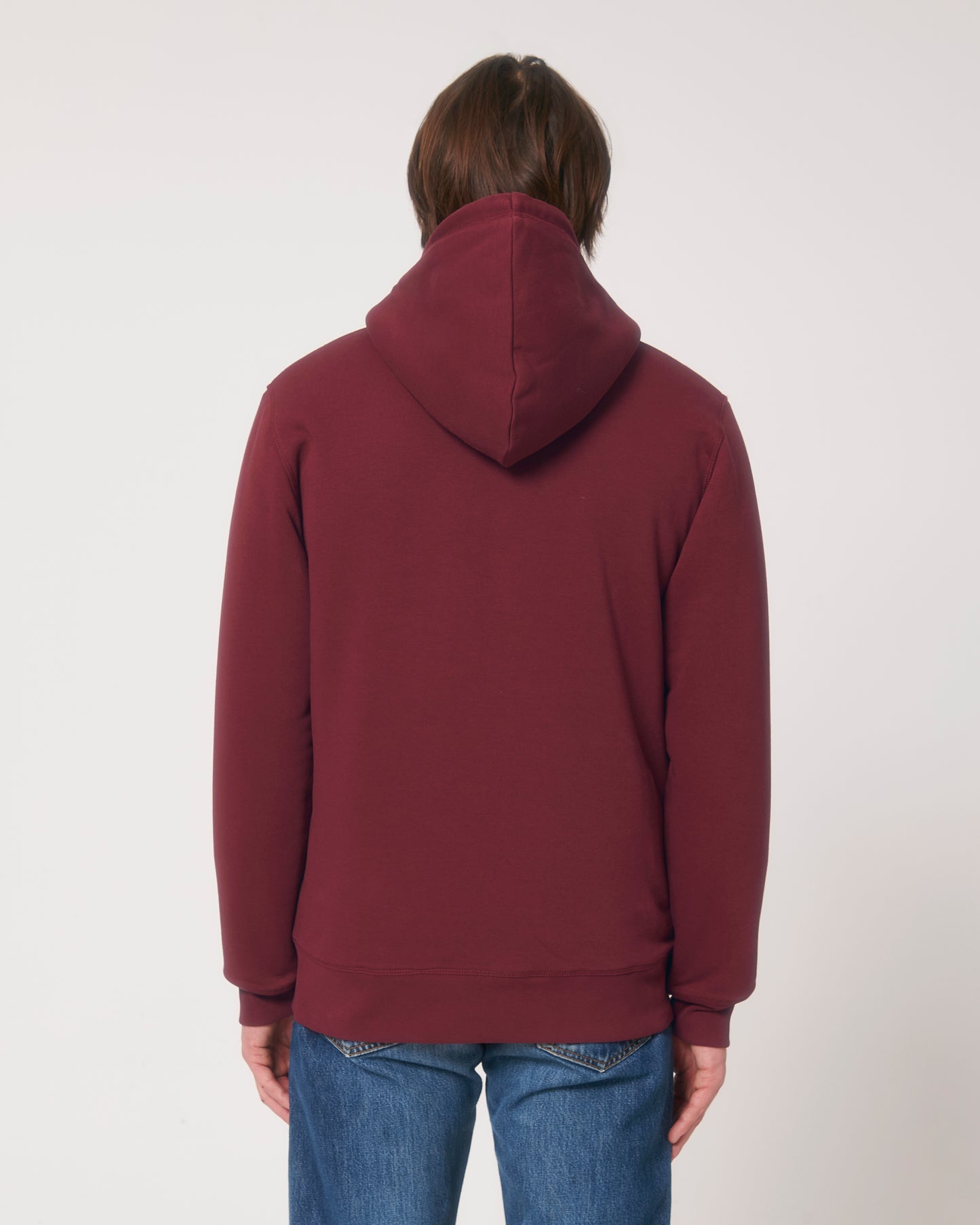 Sweat capuche avec fermeture Hygger Sherpa Rouge