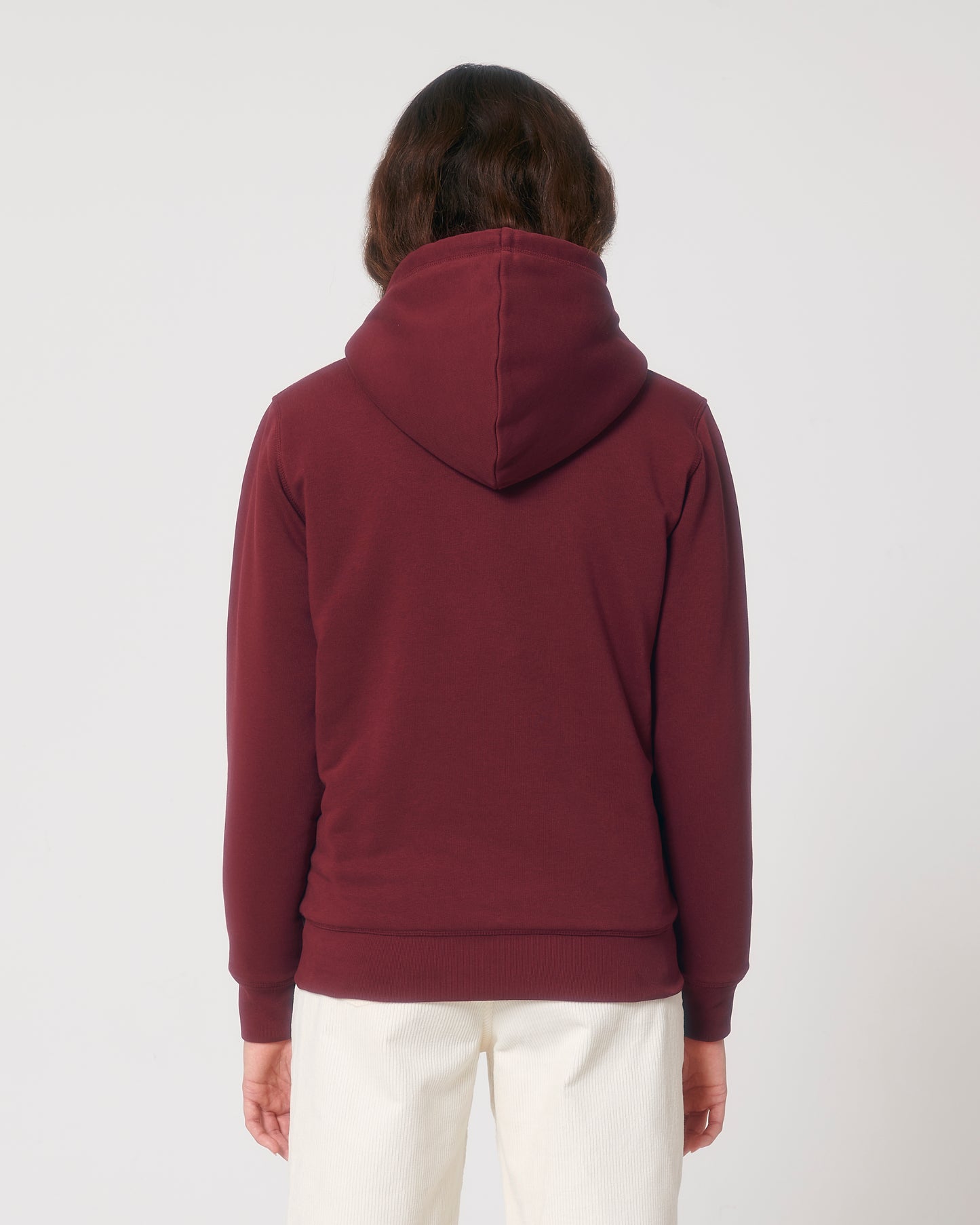 Sweat capuche avec fermeture Hygger Sherpa Rouge