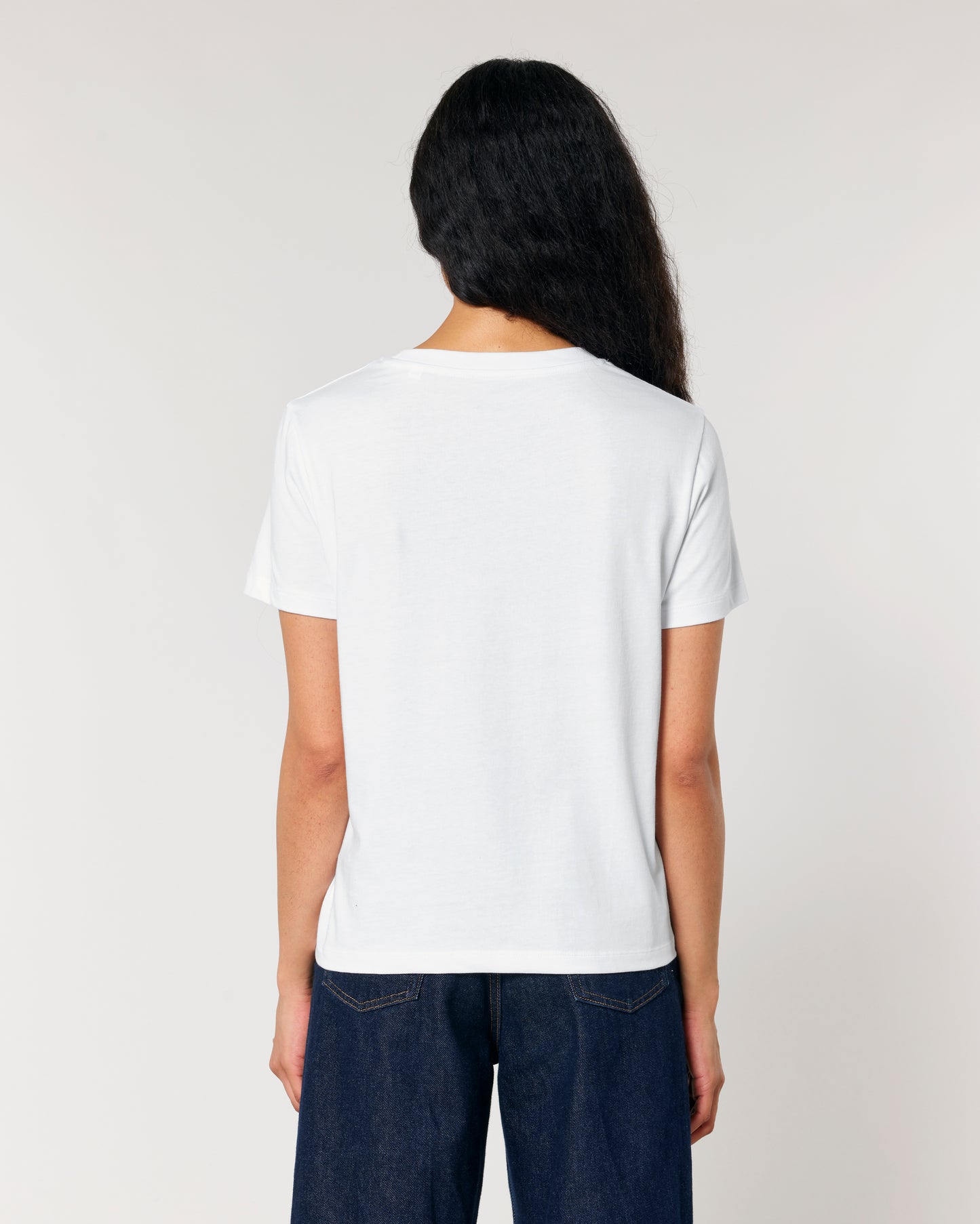 T-shirt femme col rond Stella Muser Blanc