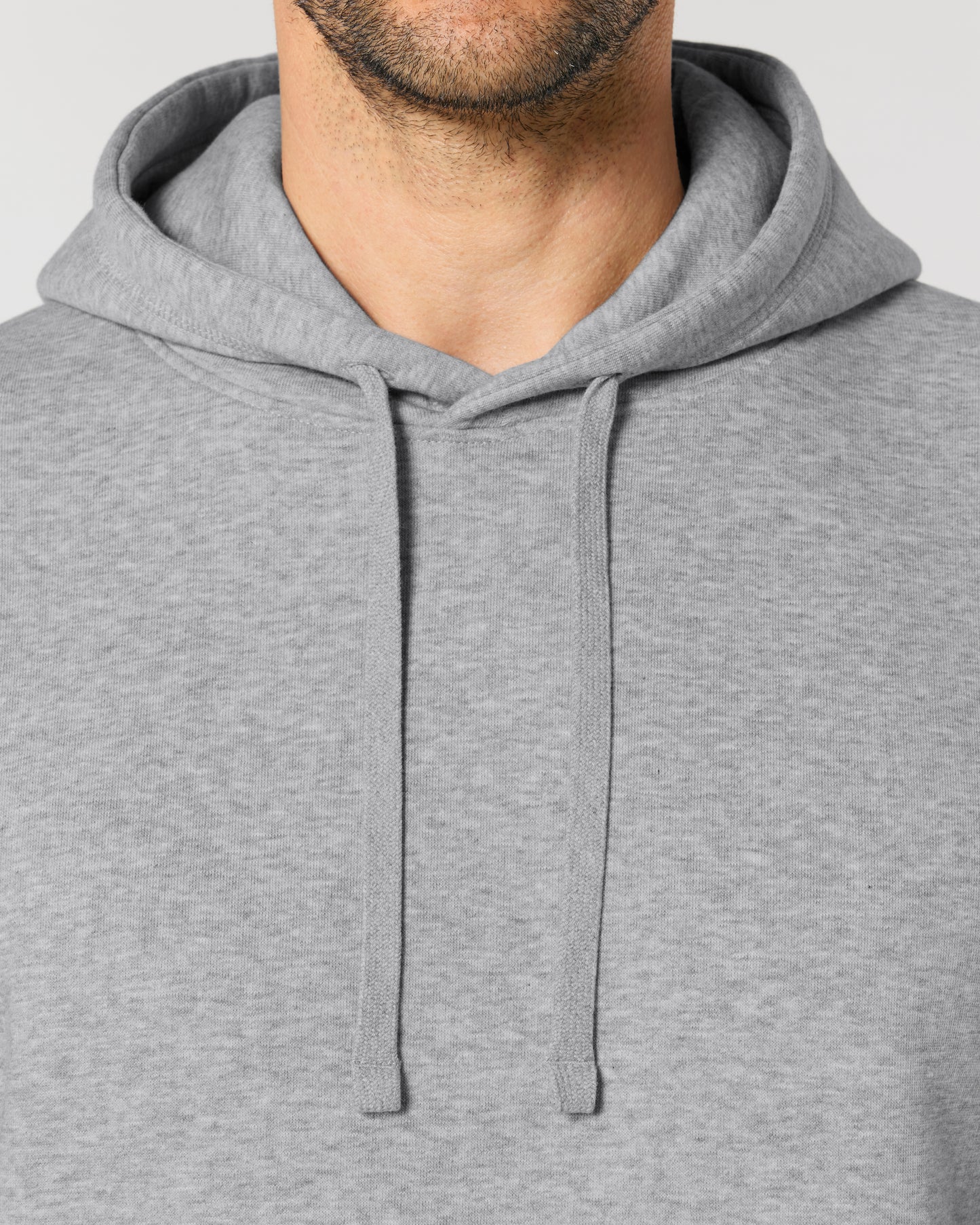 Sweat capuche Drummer 2.0 Gris chiné