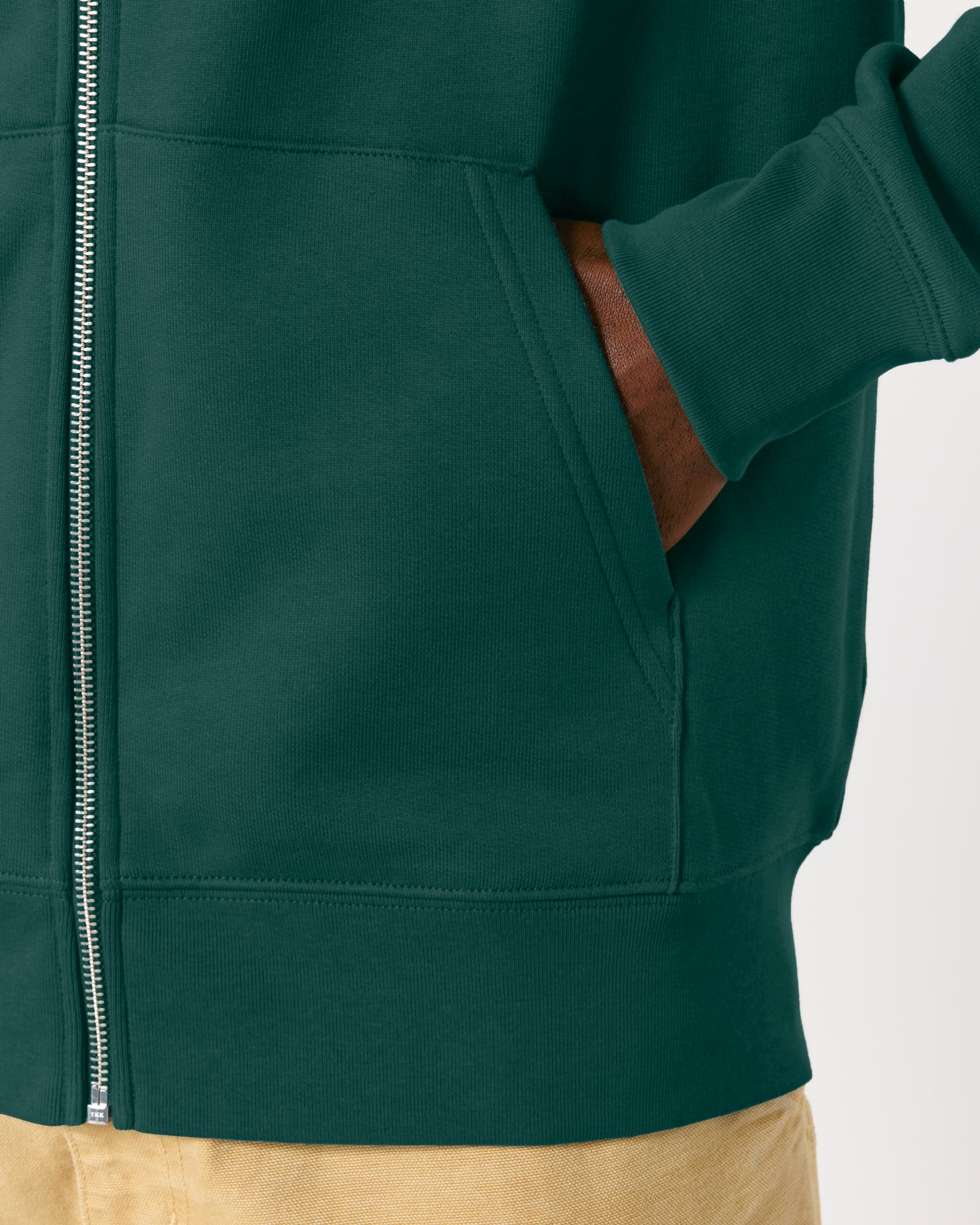 Sweat capuche zippé Cultivator 2.0 Vert