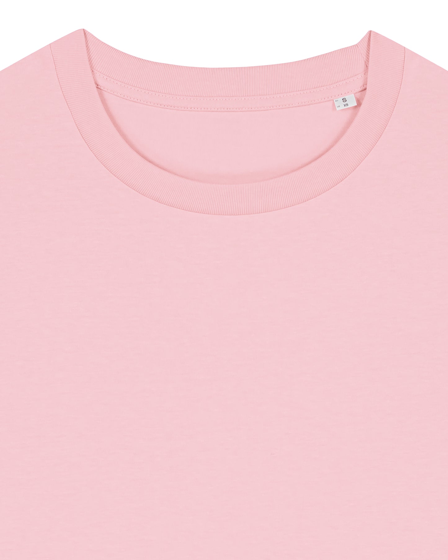 T-shirt femme col rond Stella Muser Rose coton