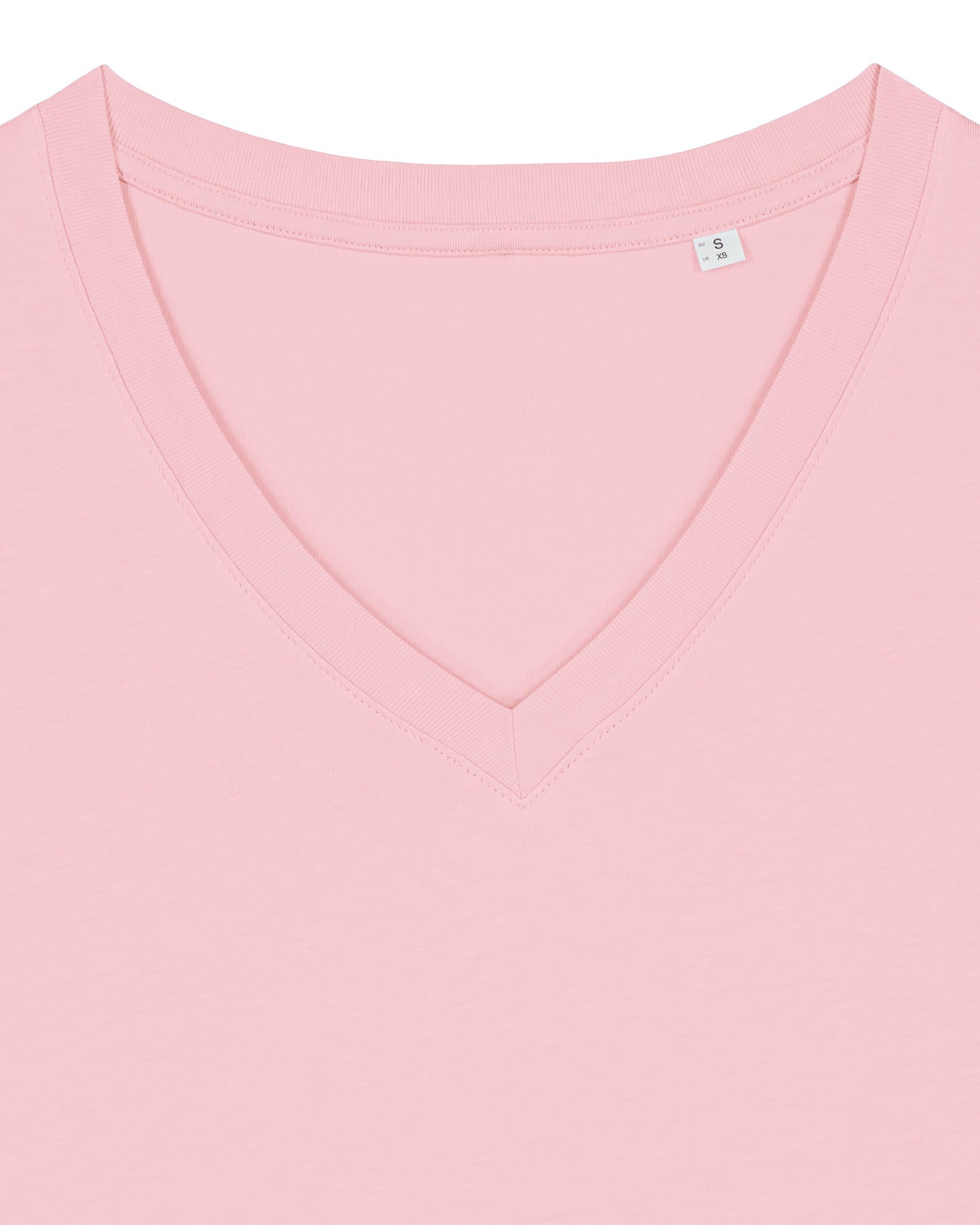 T-shirt femme col V Stella Isla Rose coton