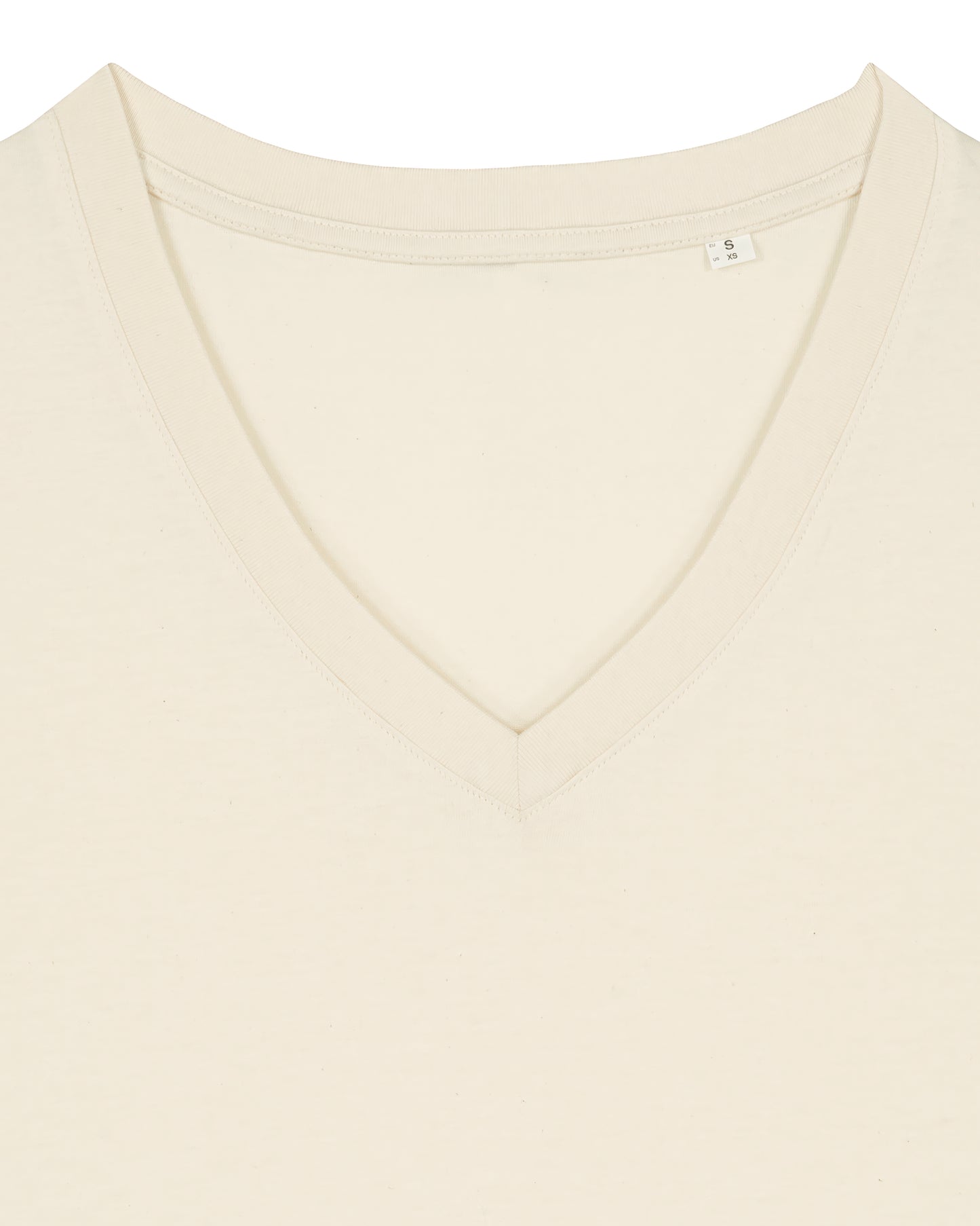 T-shirt femme col V Stella Isla Blanc naturel