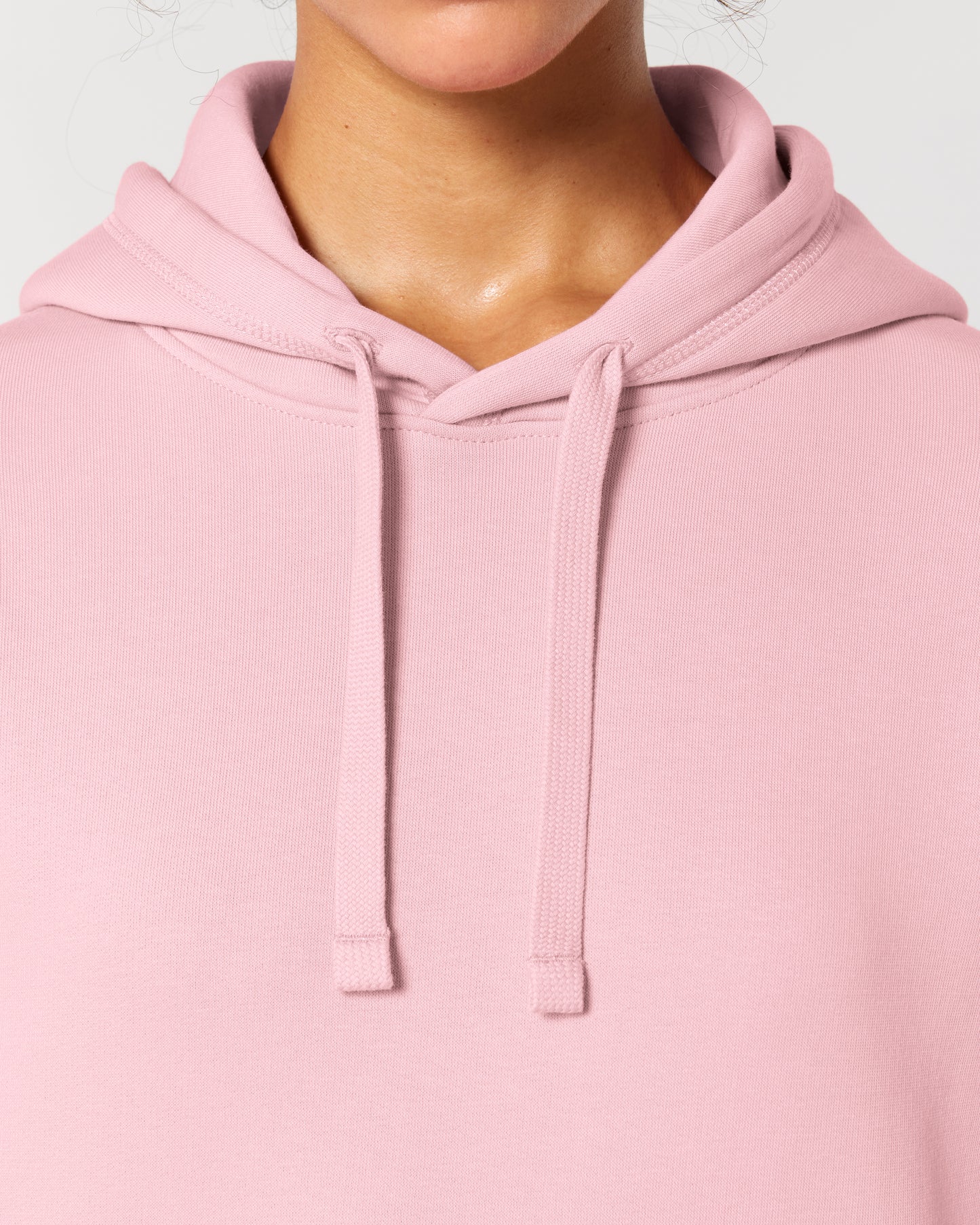 Sweat capuche Drummer 2.0 Rose coton