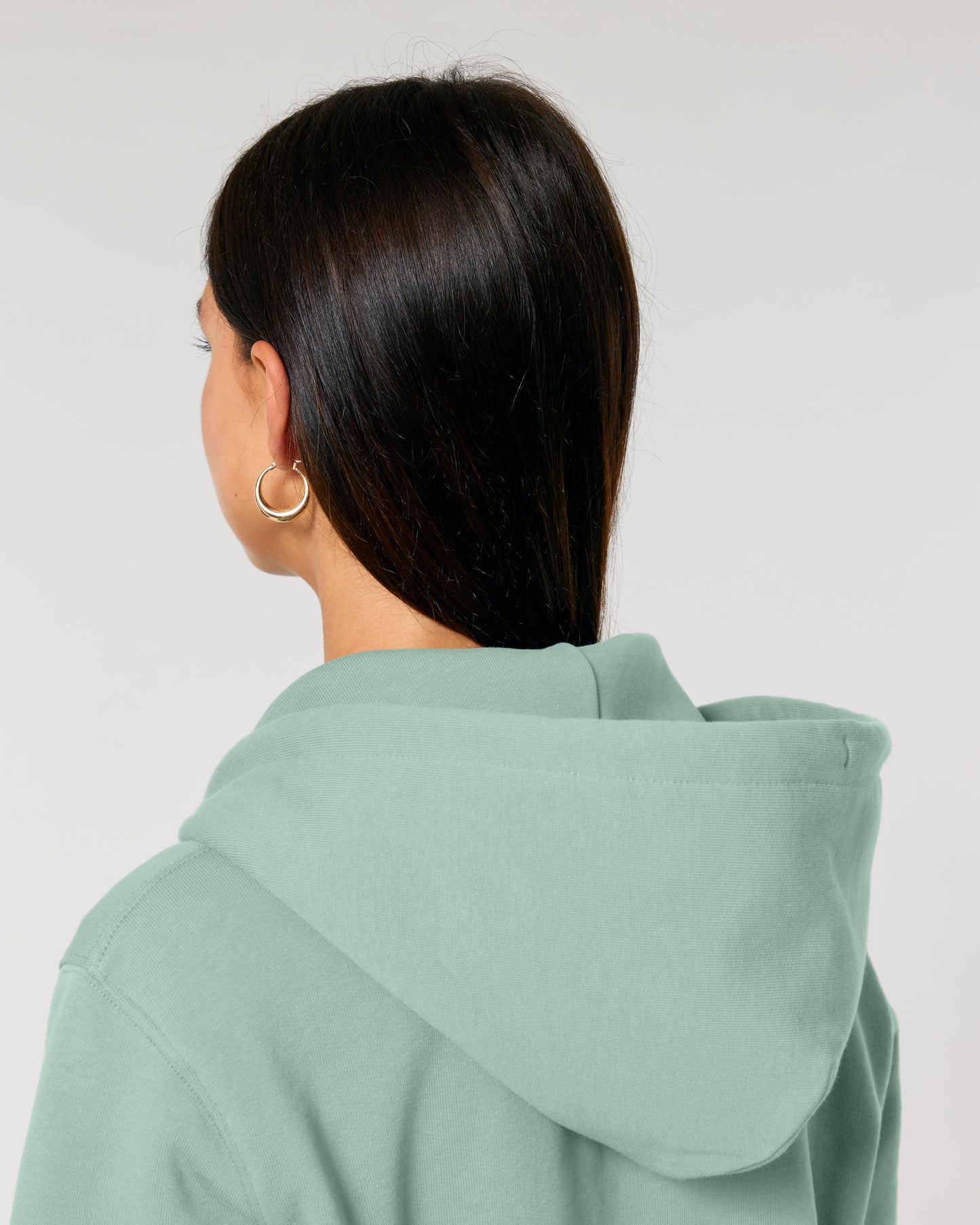 Sweat capuche zippé Cultivator 2.0 Vert aloé