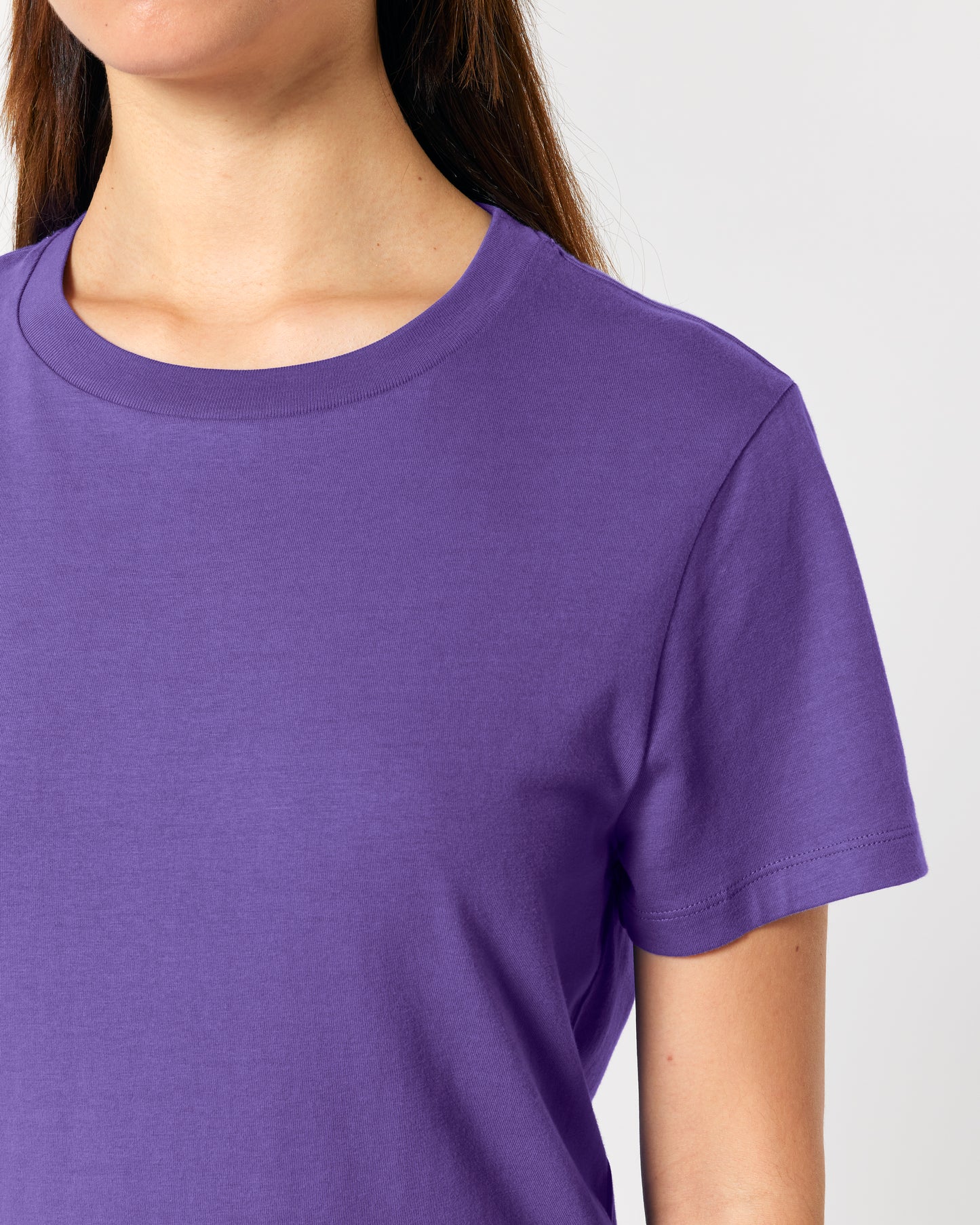 T-shirt femme col rond Stella Muser Violet