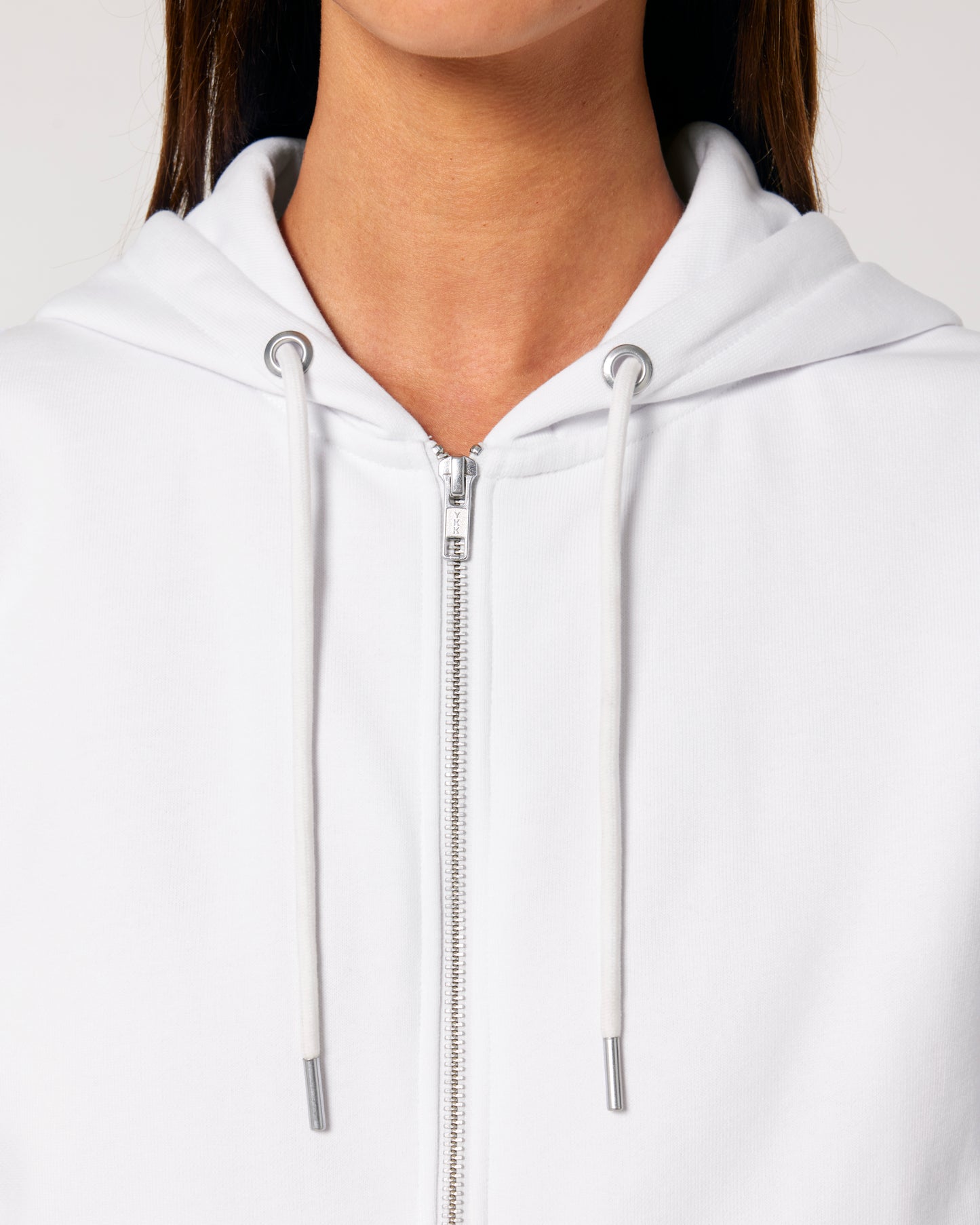 Sweat capuche zippé Cultivator 2.0 Blanc