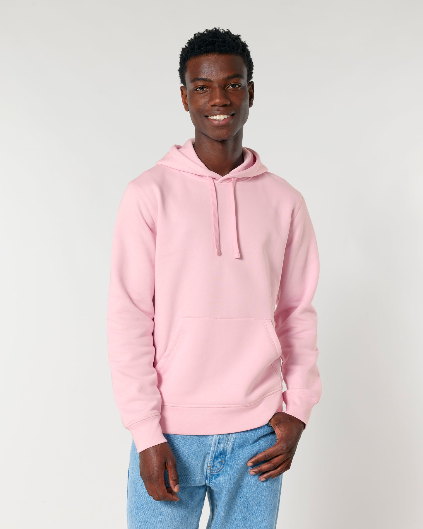 Sweat capuche Drummer 2.0 Rose coton