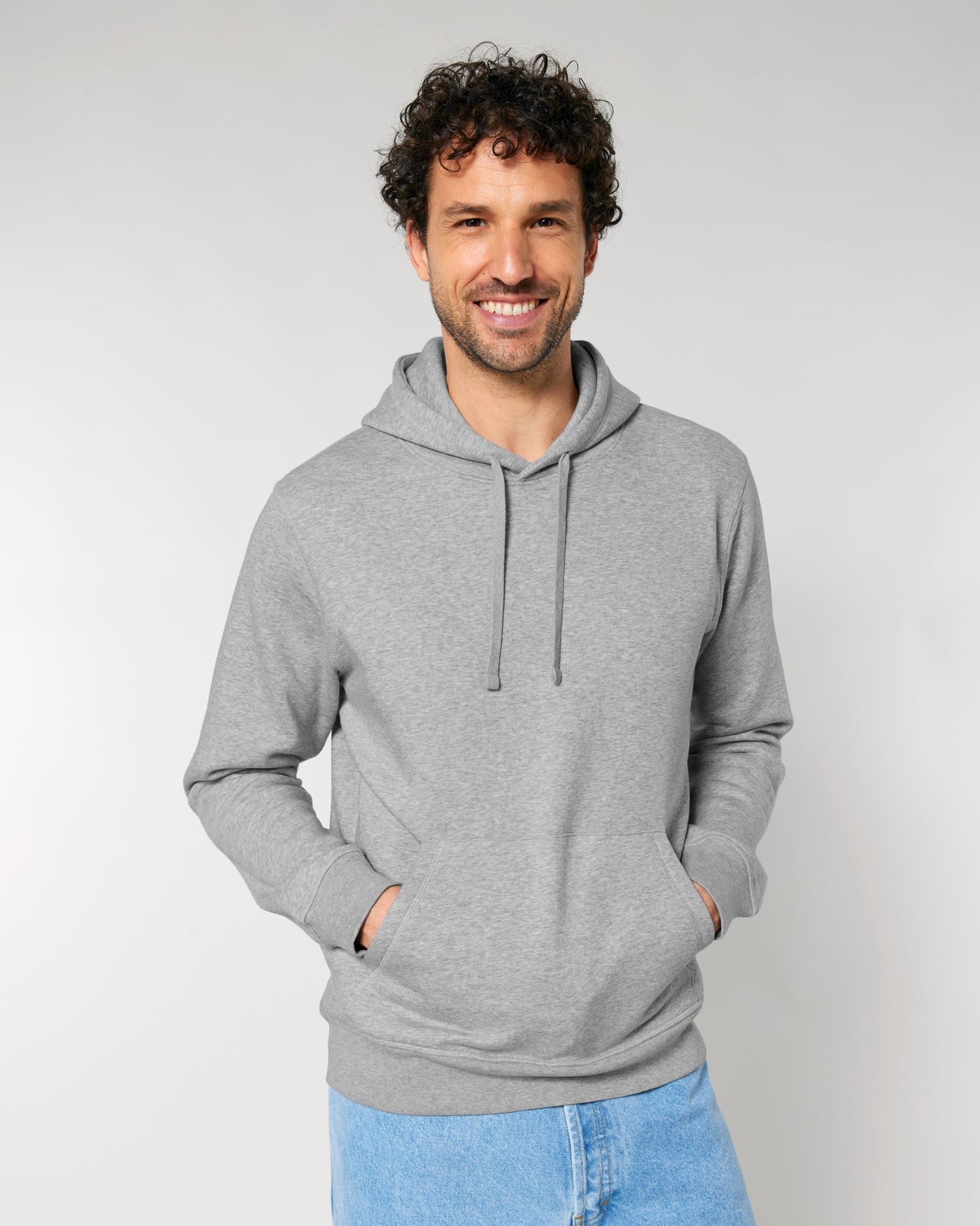 Sweat capuche Drummer 2.0 Gris chiné