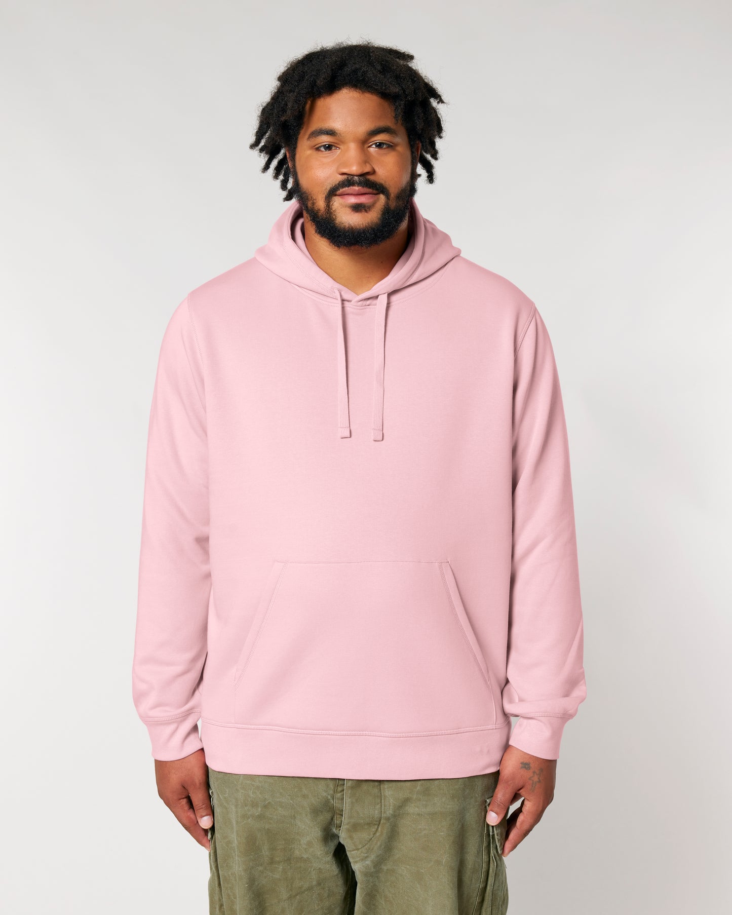 Sweat capuche Drummer 2.0 Rose coton