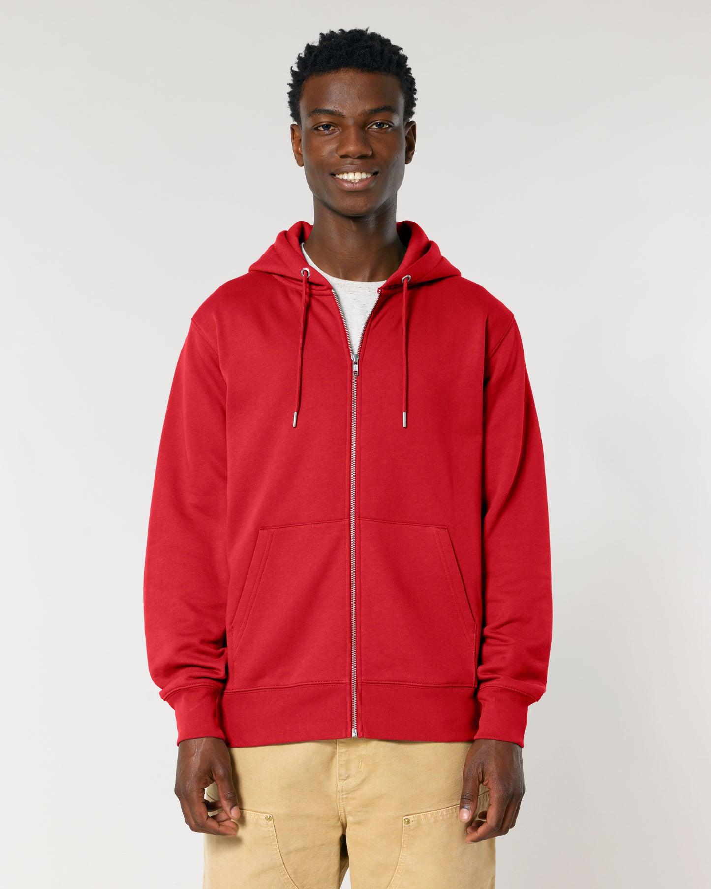 Sweat capuche zippé Cultivator 2.0 Rouge