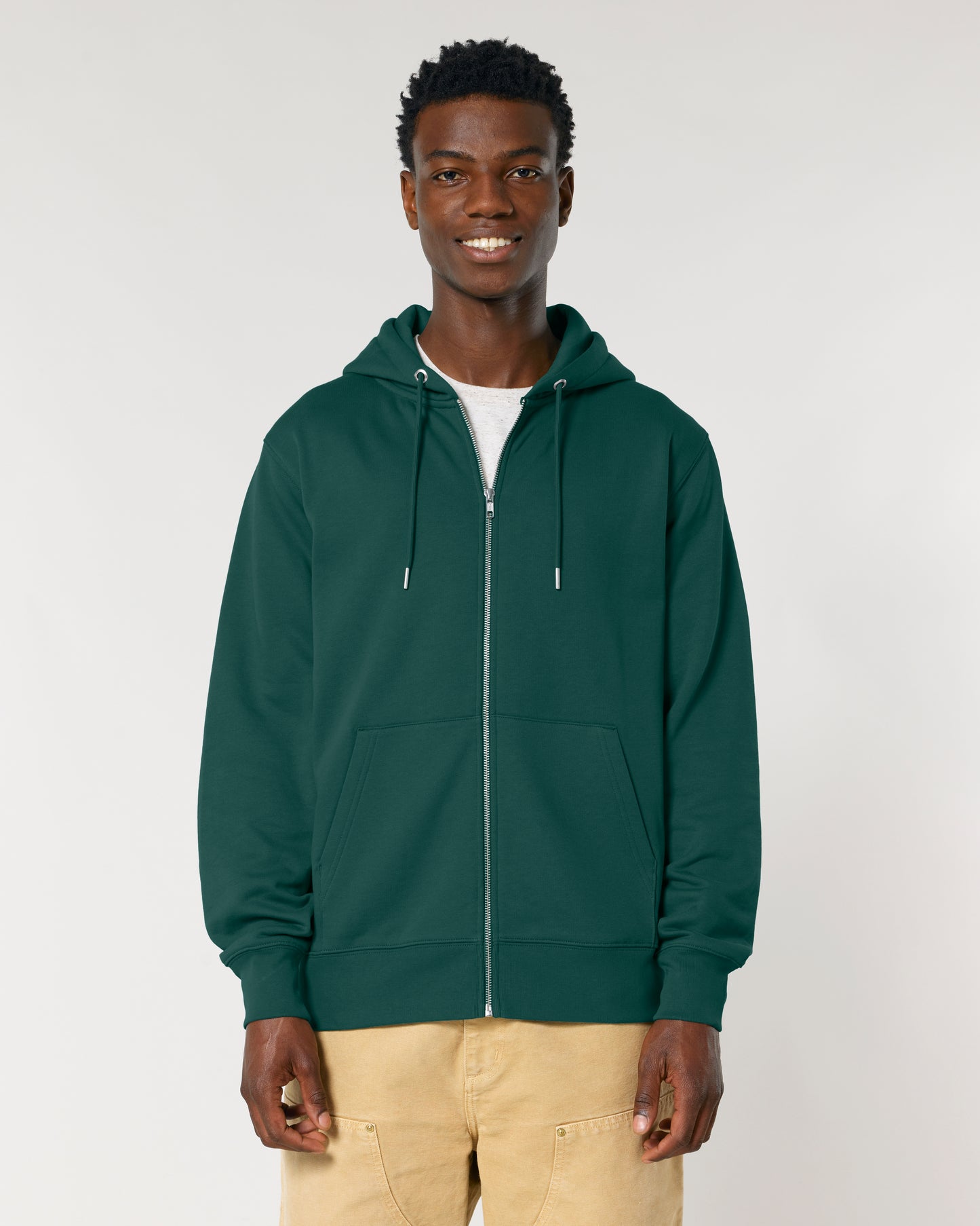 Sweat capuche zippé Cultivator 2.0 Vert