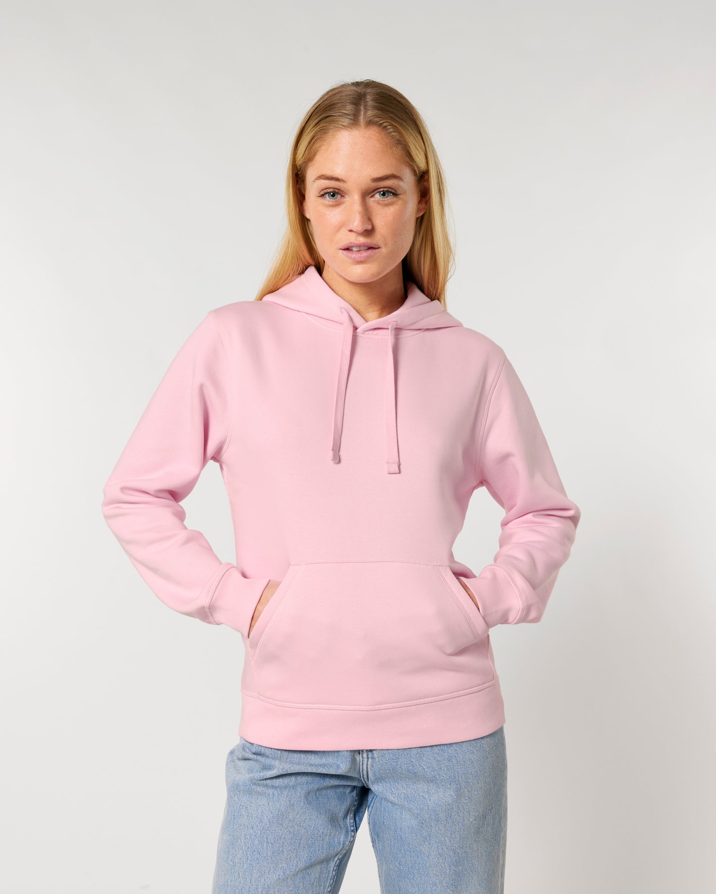 Sweat capuche Drummer 2.0 Rose coton