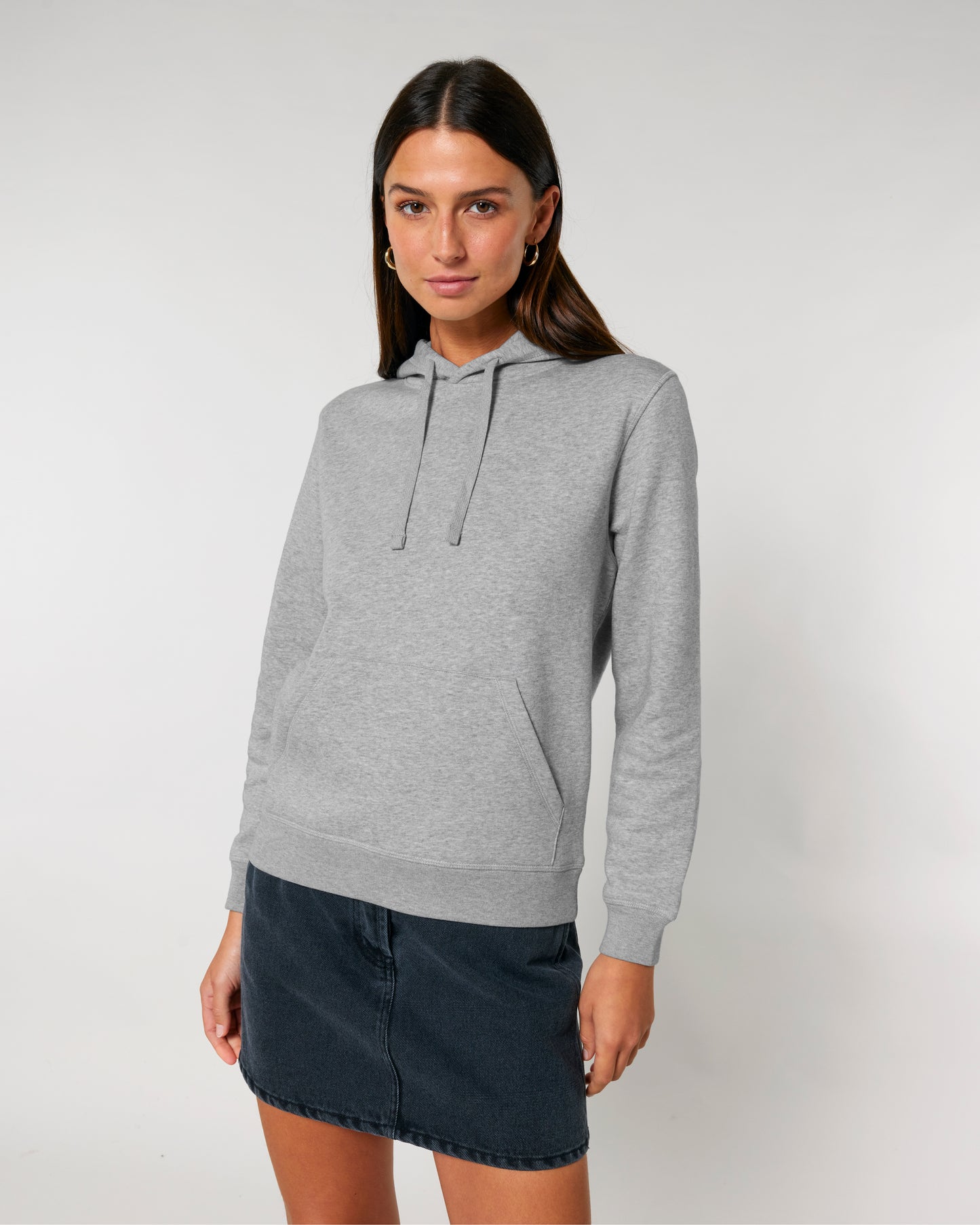 Sweat capuche Drummer 2.0 Gris chiné