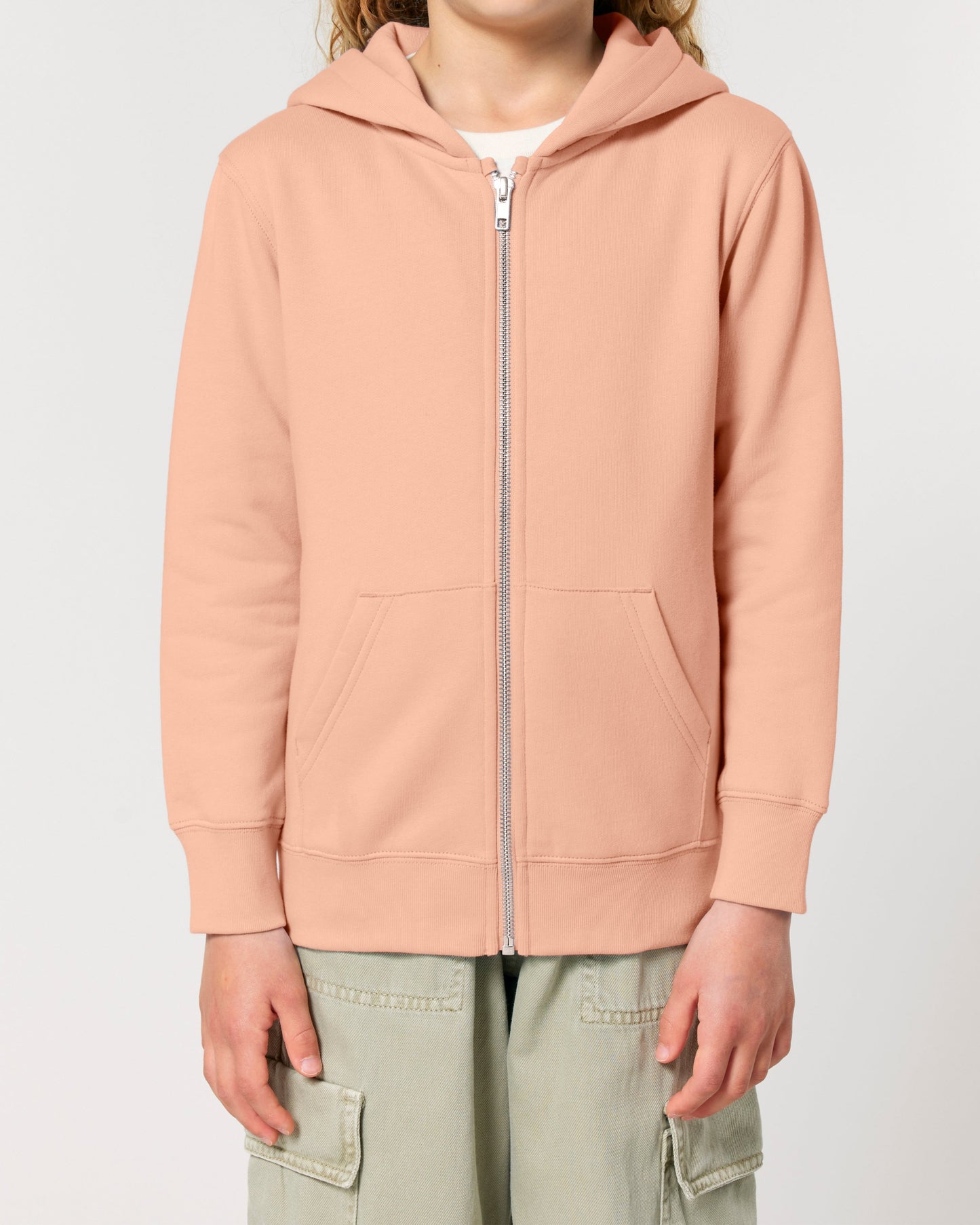 Sweat capuche zippé Mini Cultivator 2.0 Pêche