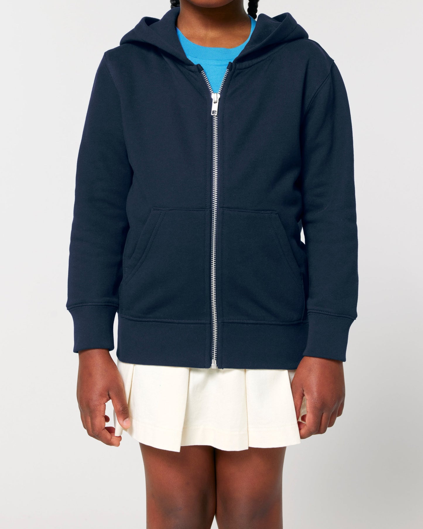 Sweat capuche zippé Mini Cultivator 2.0 Bleu marine