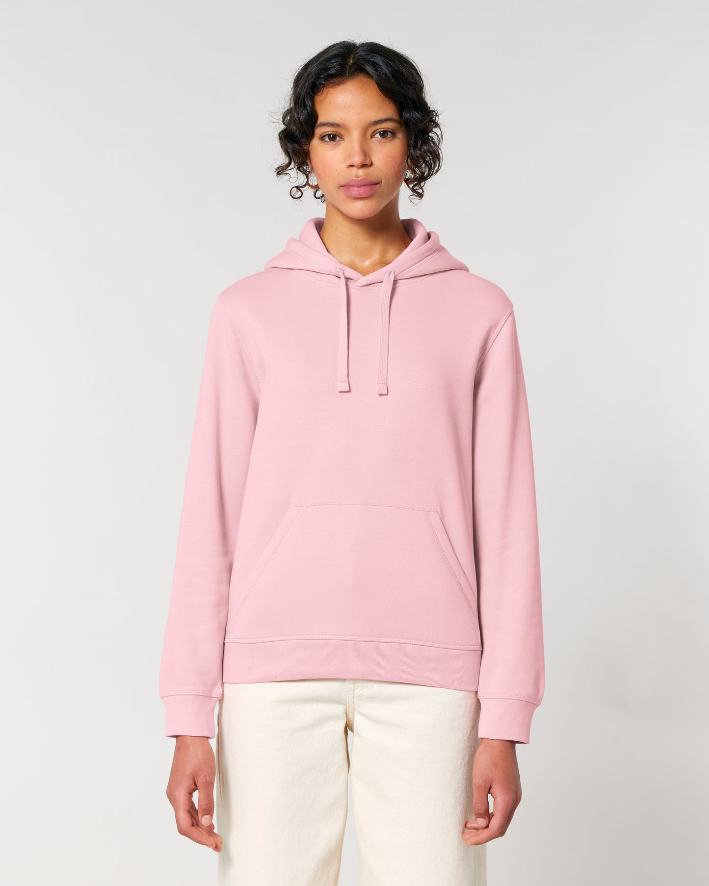 Sweat capuche Drummer 2.0 Rose coton