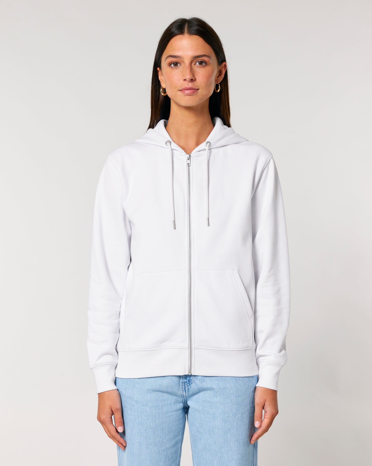 Sweat capuche zippé Cultivator 2.0 Blanc