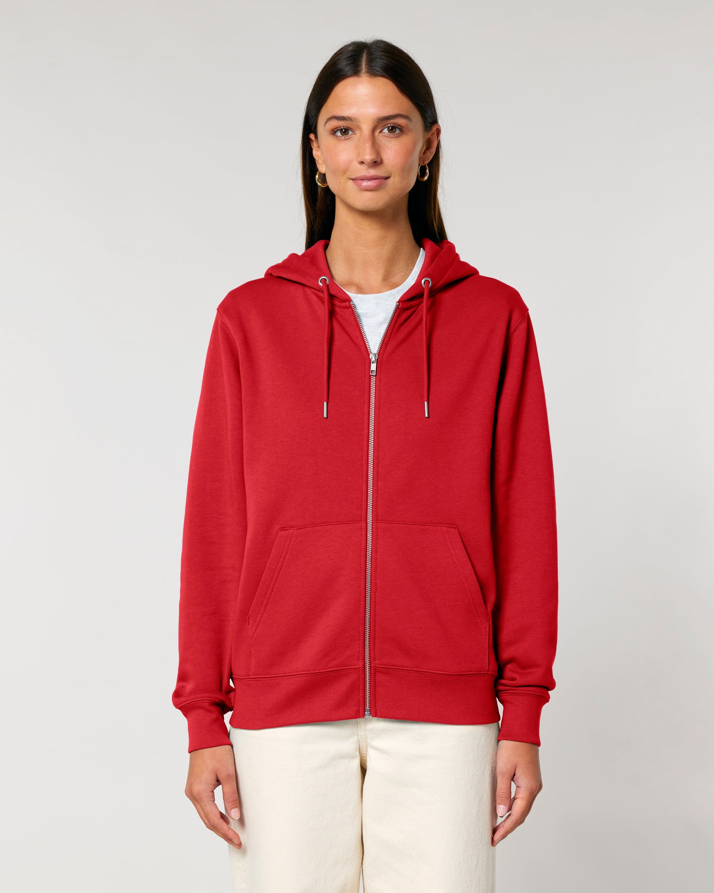 Sweat capuche zippé Cultivator 2.0 Rouge