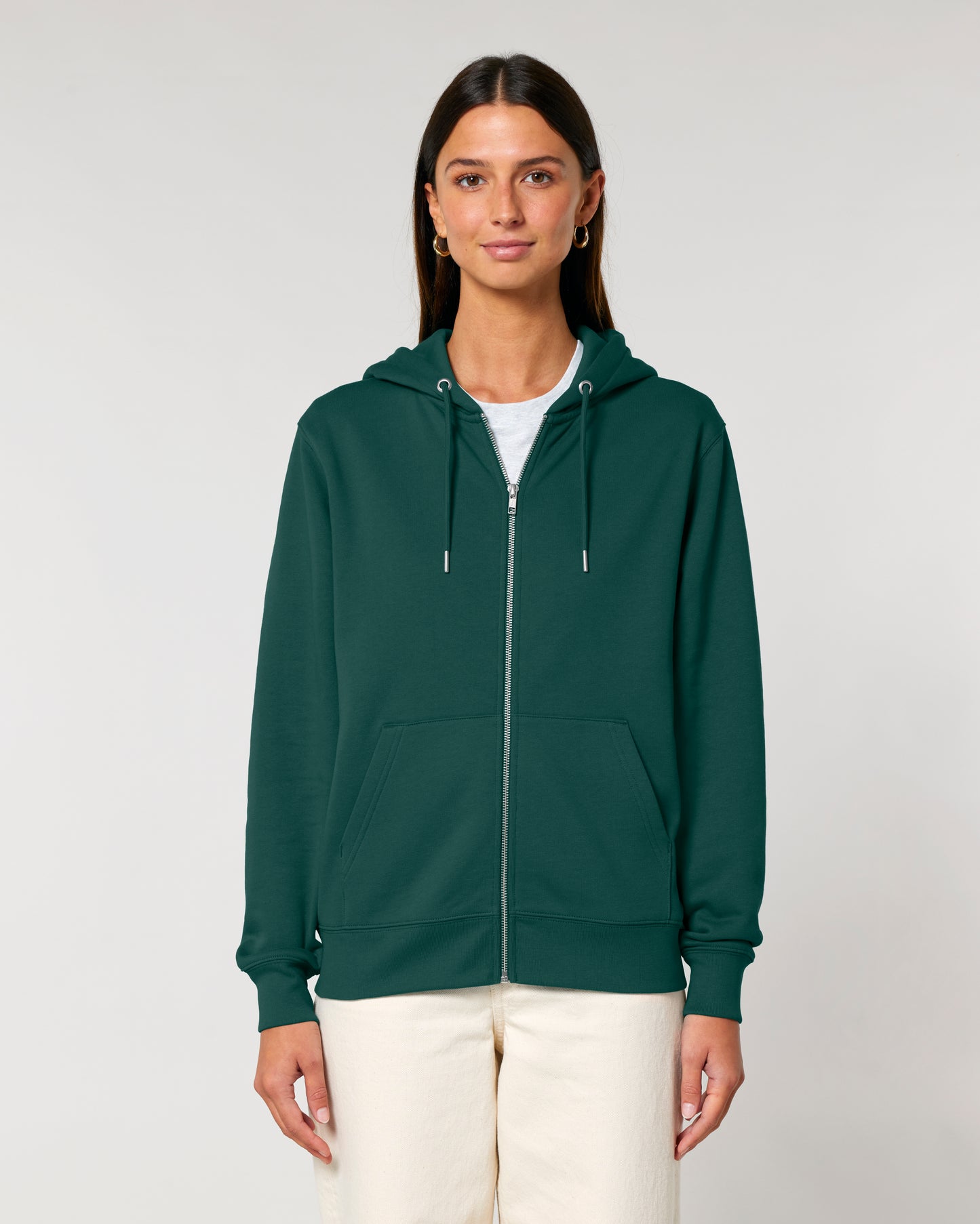 Sweat capuche zippé Cultivator 2.0 Vert