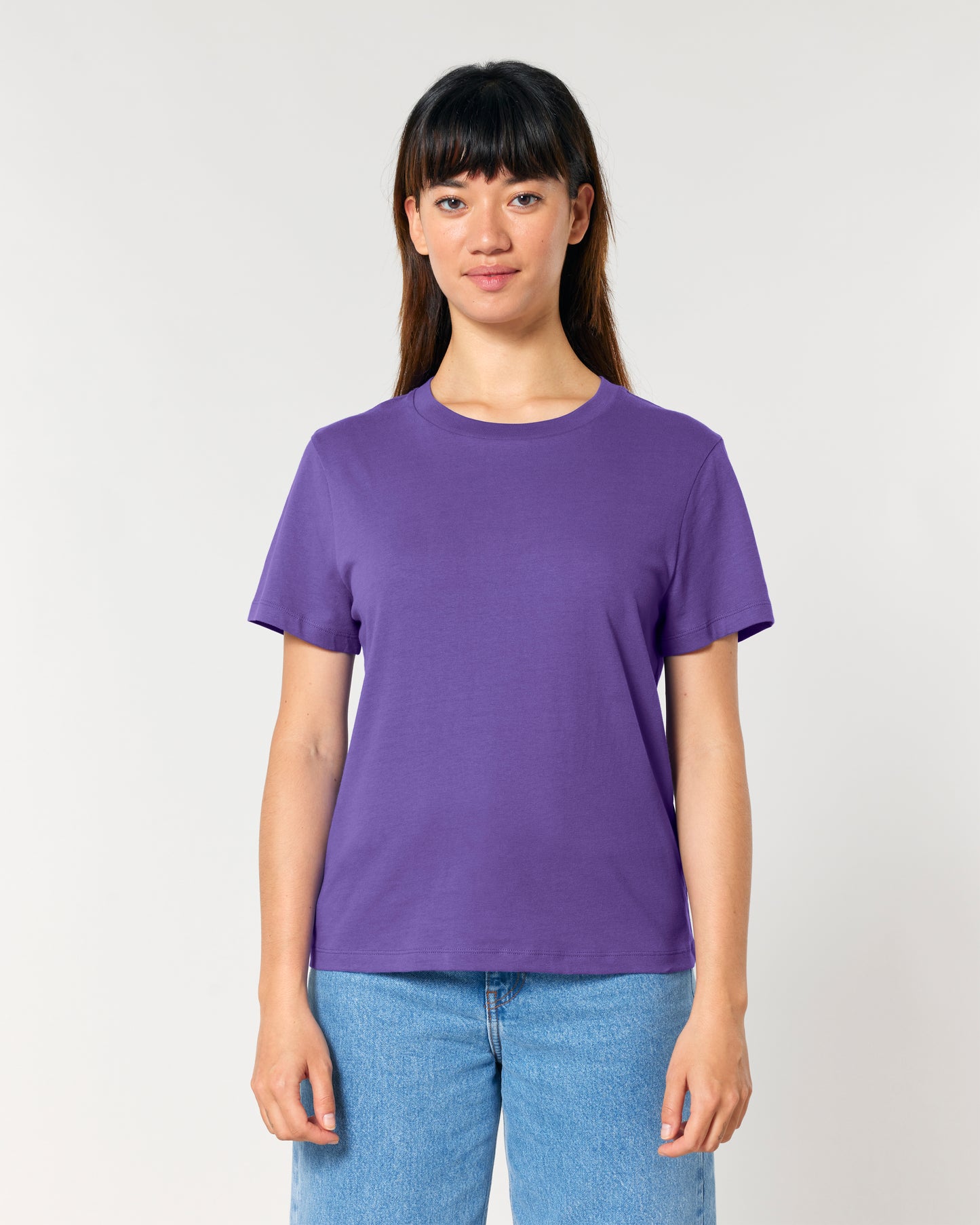 T-shirt femme col rond Stella Muser Violet